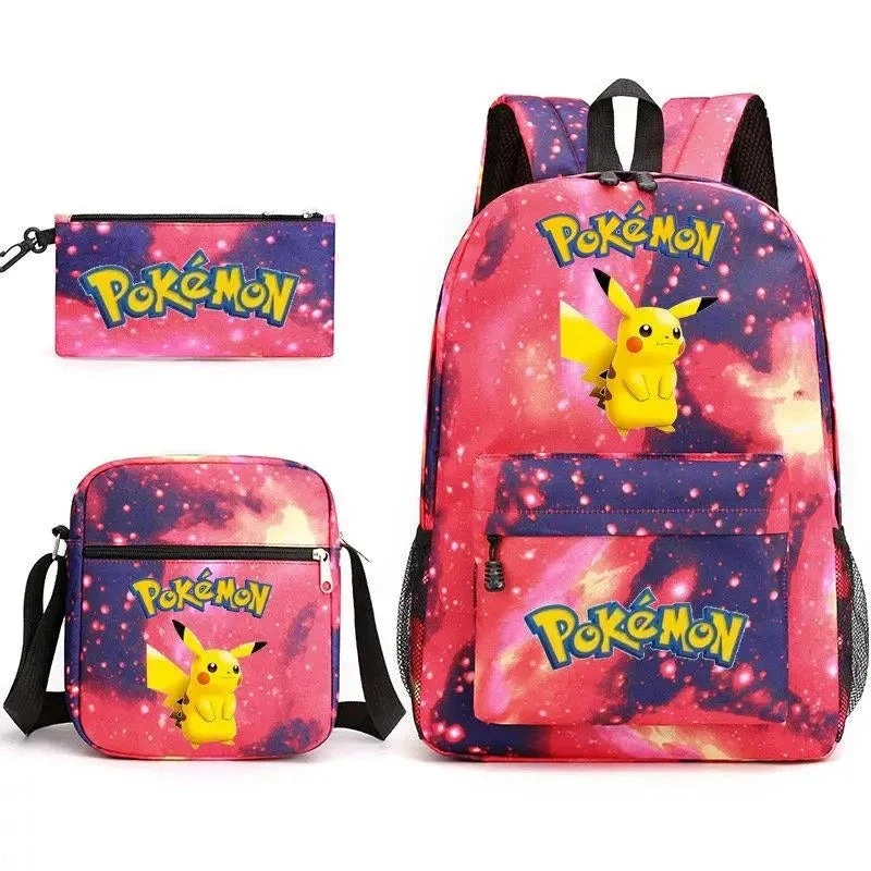 Ensemble de sac à dos Pokemon Go avec sac à dos, trousse et sac