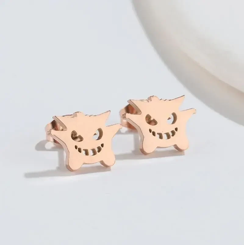 Boucles d'oreilles clous Gengar