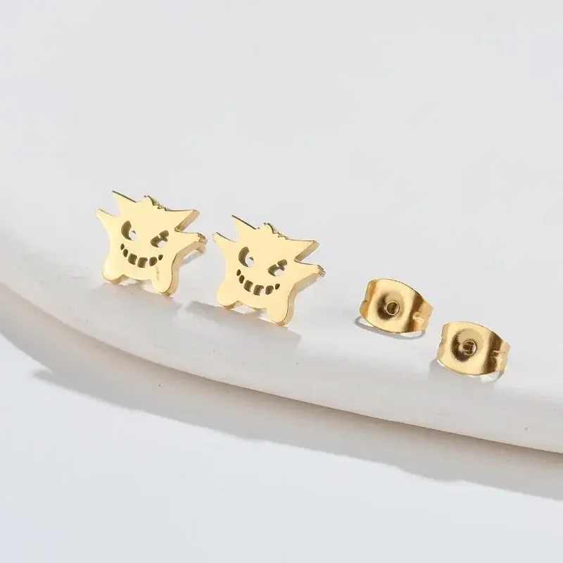 Boucles d'oreilles clous Gengar