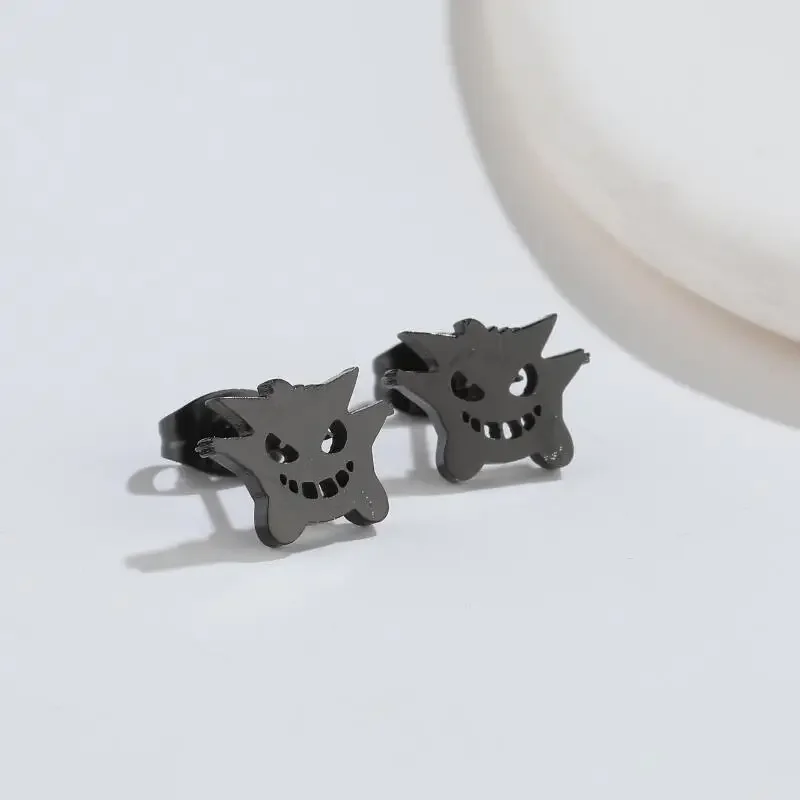 Boucles d'oreilles clous Gengar