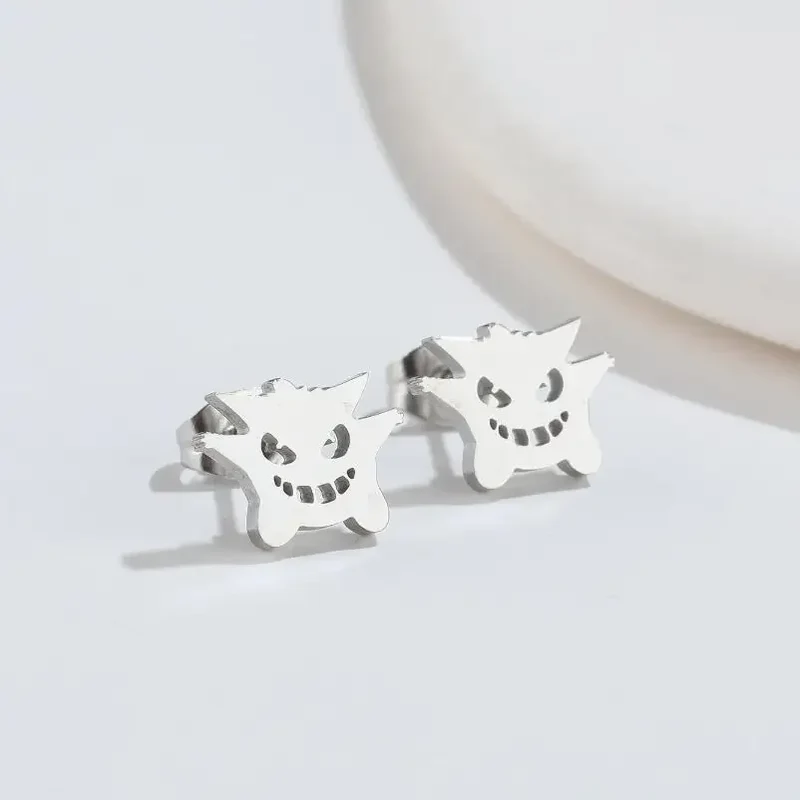 Boucles d'oreilles clous Gengar