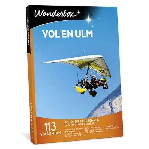 Coffret cadeau Wonderbox Vol en ULM