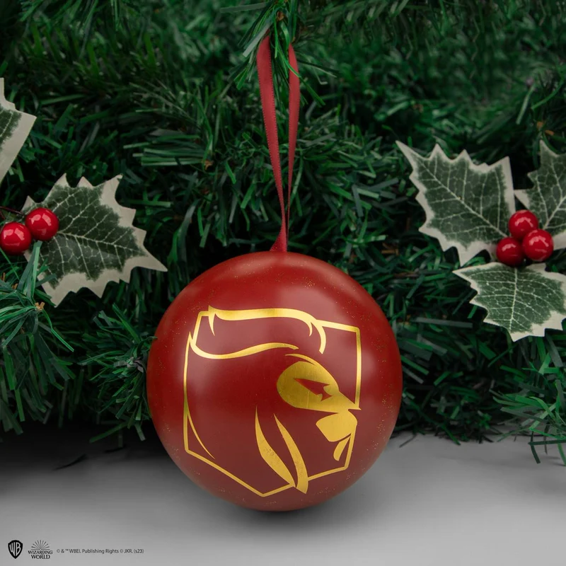 Capsule de Noël avec Boule de Noël et Chaussettes Gryffondor - Harry Potter Rouge