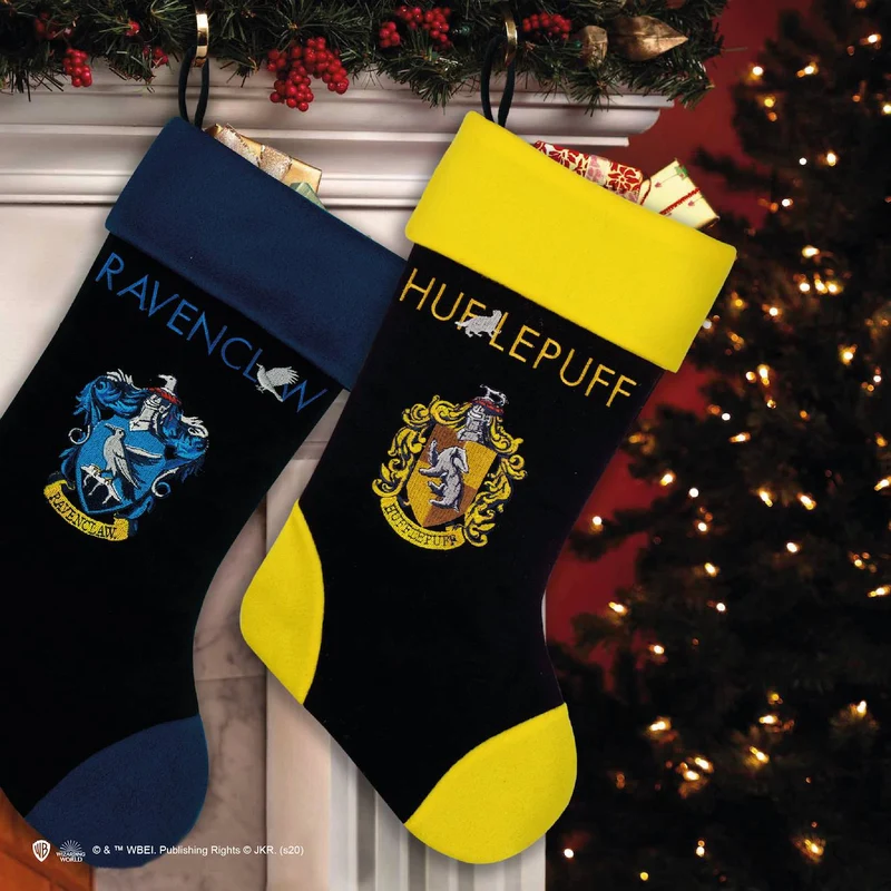 Chaussette de Noël Poufsouffle - Harry Potter Noir