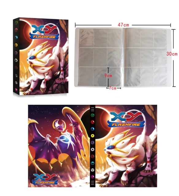 Album de cartes Pokémon pour 432 cartes au format A4 - de nombreux motifs Pokémon