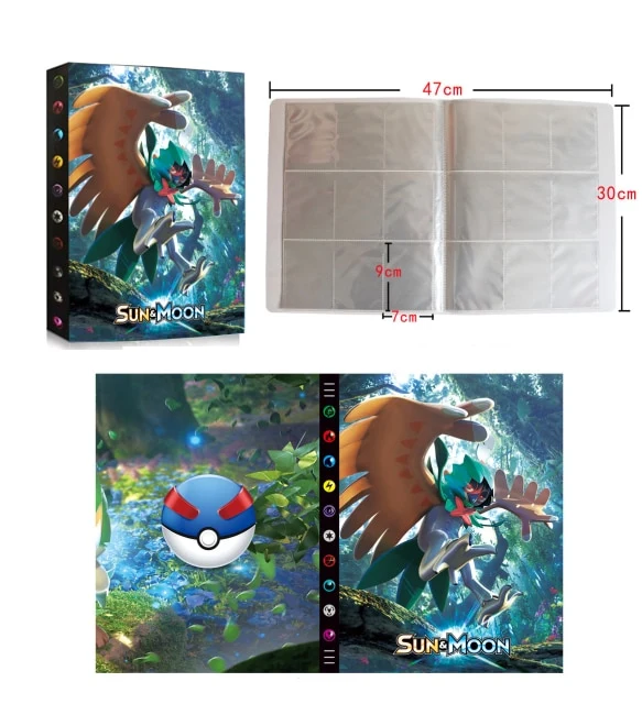 Album de cartes Pokémon pour 432 cartes au format A4 - de nombreux motifs Pokémon