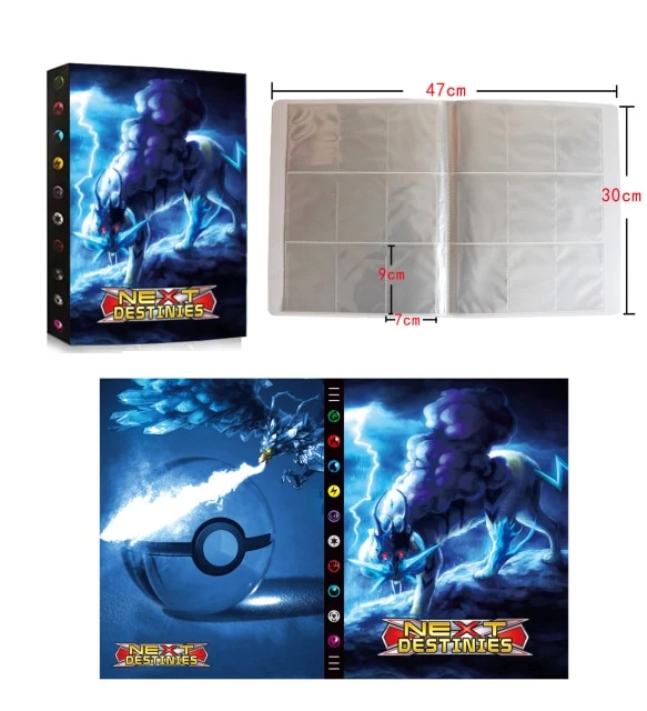 Album de cartes Pokémon pour 432 cartes au format A4 - de nombreux motifs Pokémon