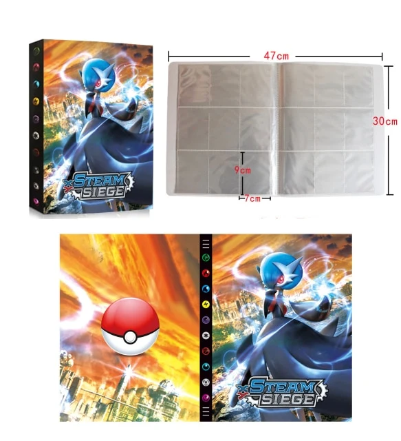 Album de cartes Pokémon pour 432 cartes au format A4 - de nombreux motifs Pokémon