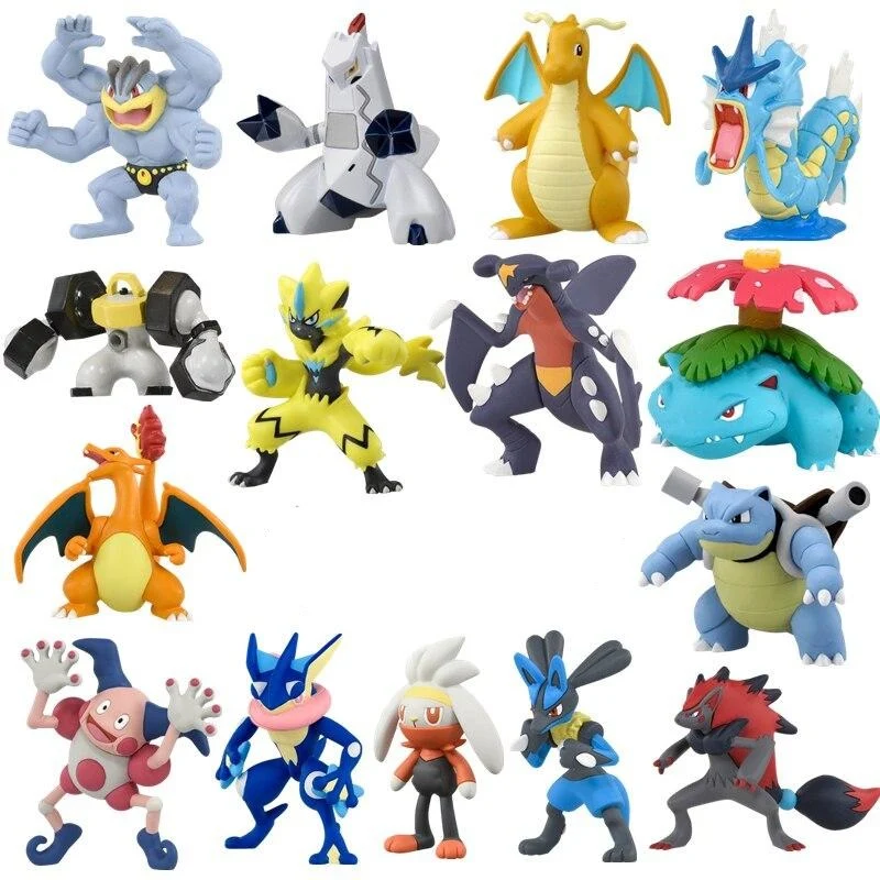 Moncolle Ex MS Series 3-5cm Mini Figurines Pokemon Résine