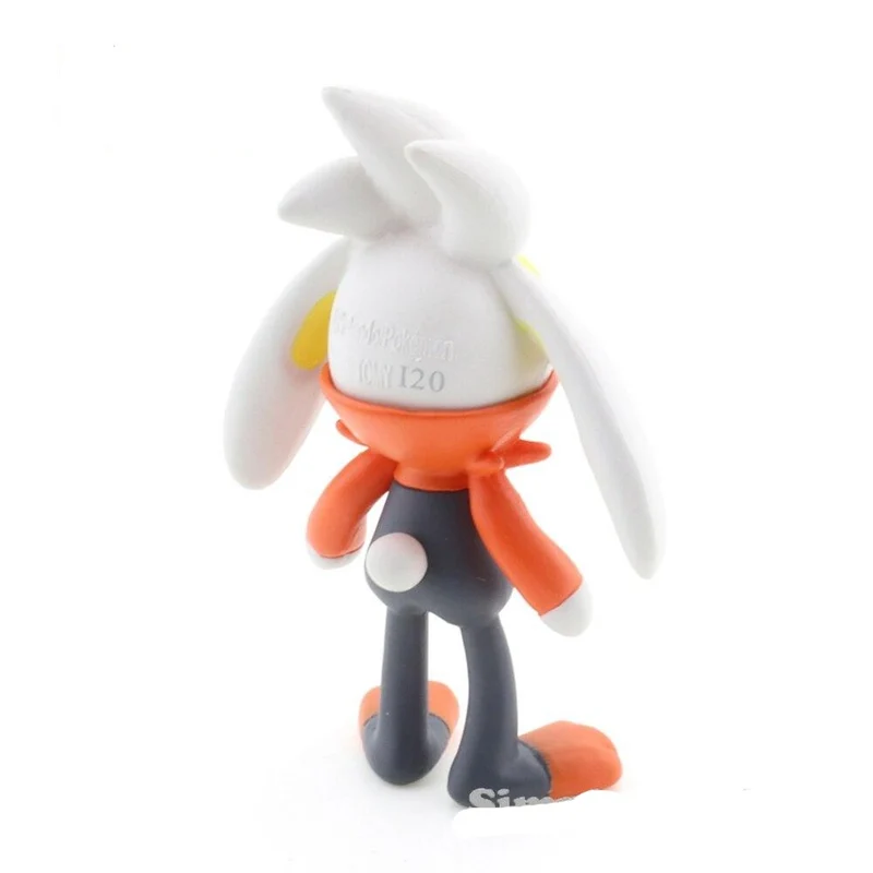 Figurine de collection Raboot Kickerlo Pokemon (environ 3-5 cm)
