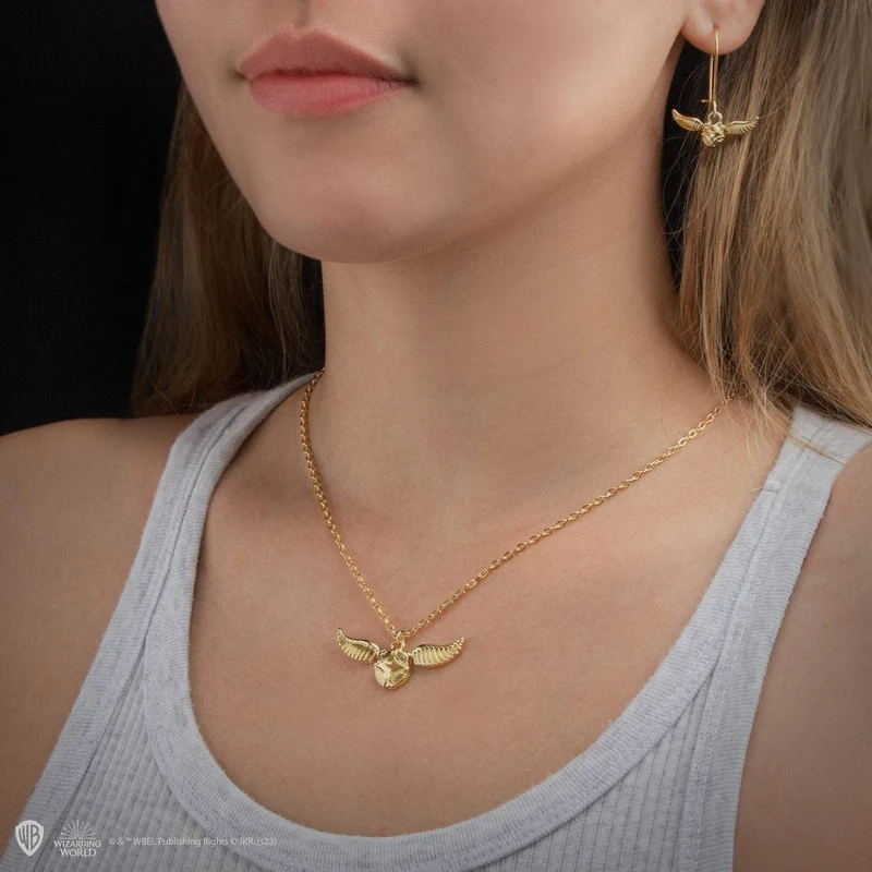 Collier Vif D'or - Harry Potter Or