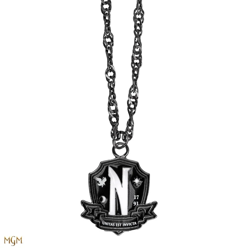 Collier Académie Nevermore - Mercredi Noir