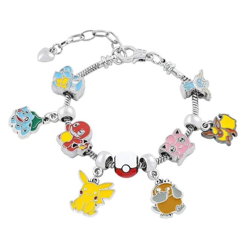 Bracelet anime Pokémon avec breloques