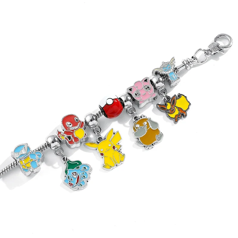 Bracelet anime Pokémon avec breloques