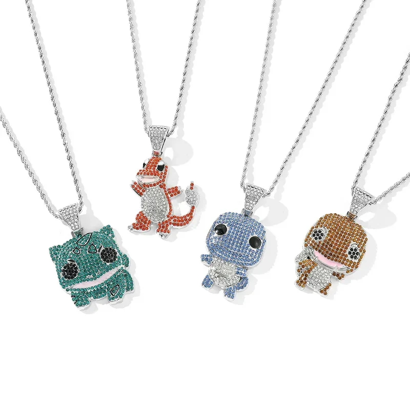 Colliers Pokemon Bling bling élégants - de nombreux motifs