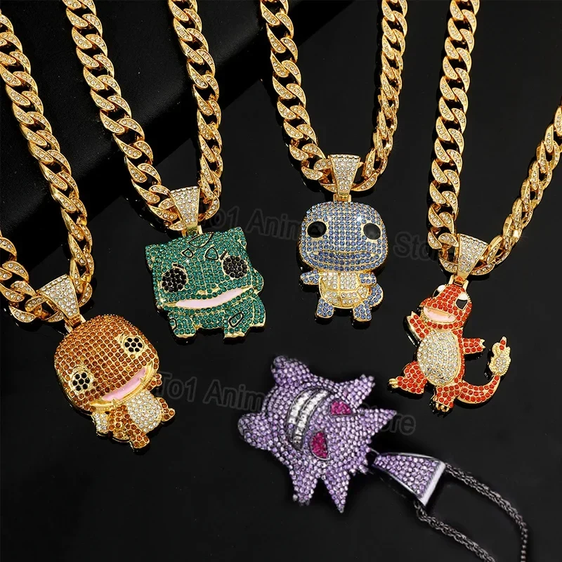 Colliers Pokemon Bling bling élégants - de nombreux motifs