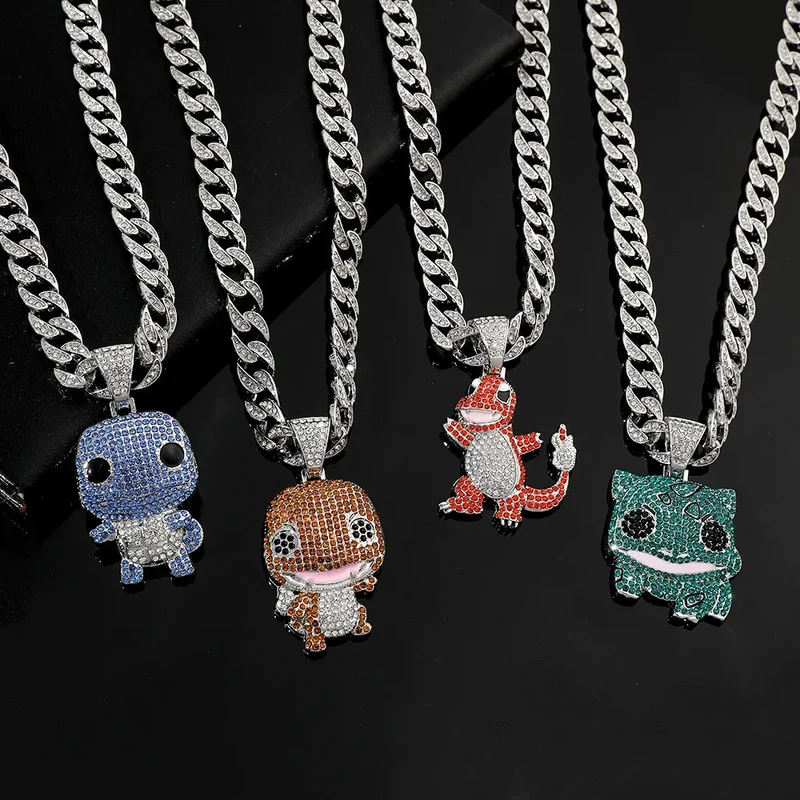 Colliers Pokemon Bling bling élégants - de nombreux motifs
