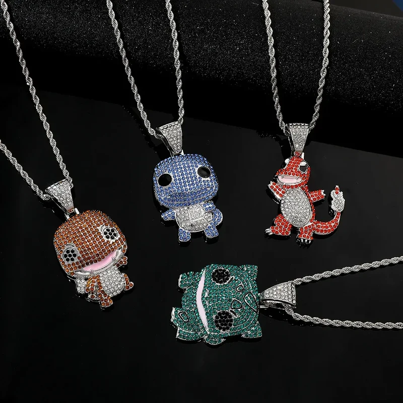 Colliers Pokemon Bling bling élégants - de nombreux motifs