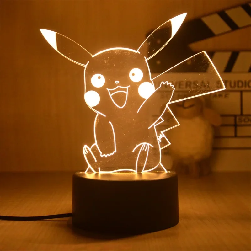 Lampes de nuit Pokemon monochromes dans de nombreux motifs