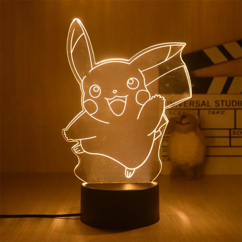 Lampes de nuit Pokemon monochromes dans de nombreux motifs