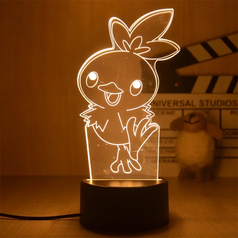 Lampes de nuit Pokemon monochromes dans de nombreux motifs