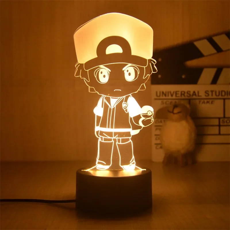 Lampes de nuit Pokemon monochromes dans de nombreux motifs