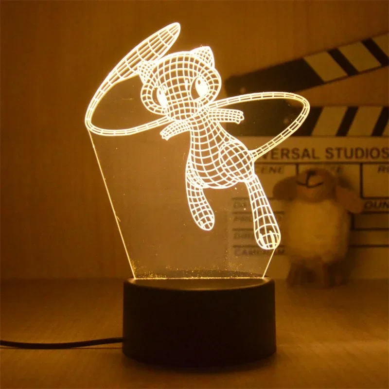 Lampes de nuit Pokemon monochromes dans de nombreux motifs