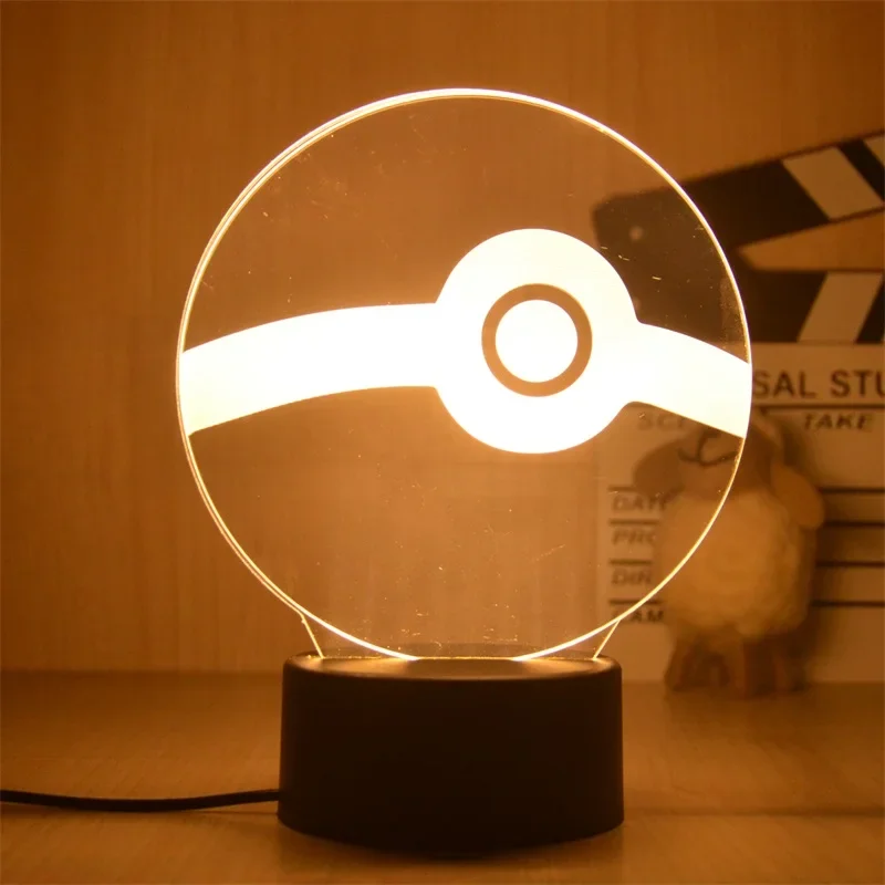Lampes de nuit Pokemon monochromes dans de nombreux motifs