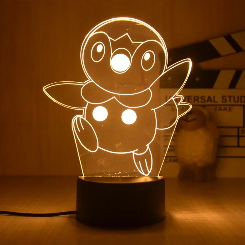 Lampes de nuit Pokemon monochromes dans de nombreux motifs