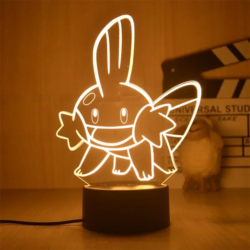 Lampes de nuit Pokemon monochromes dans de nombreux motifs