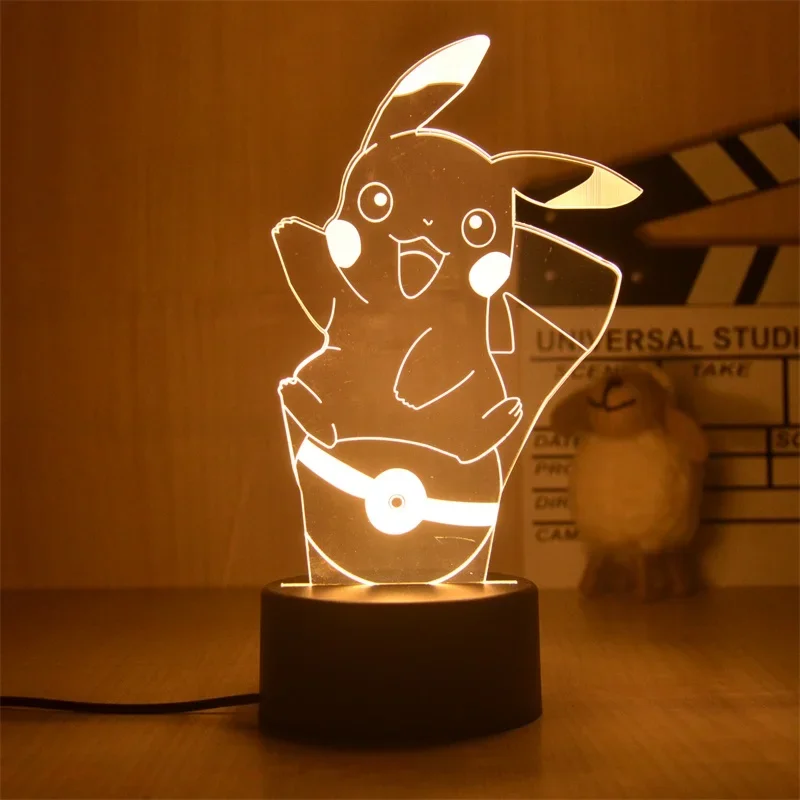Lampes de nuit Pokemon monochromes dans de nombreux motifs