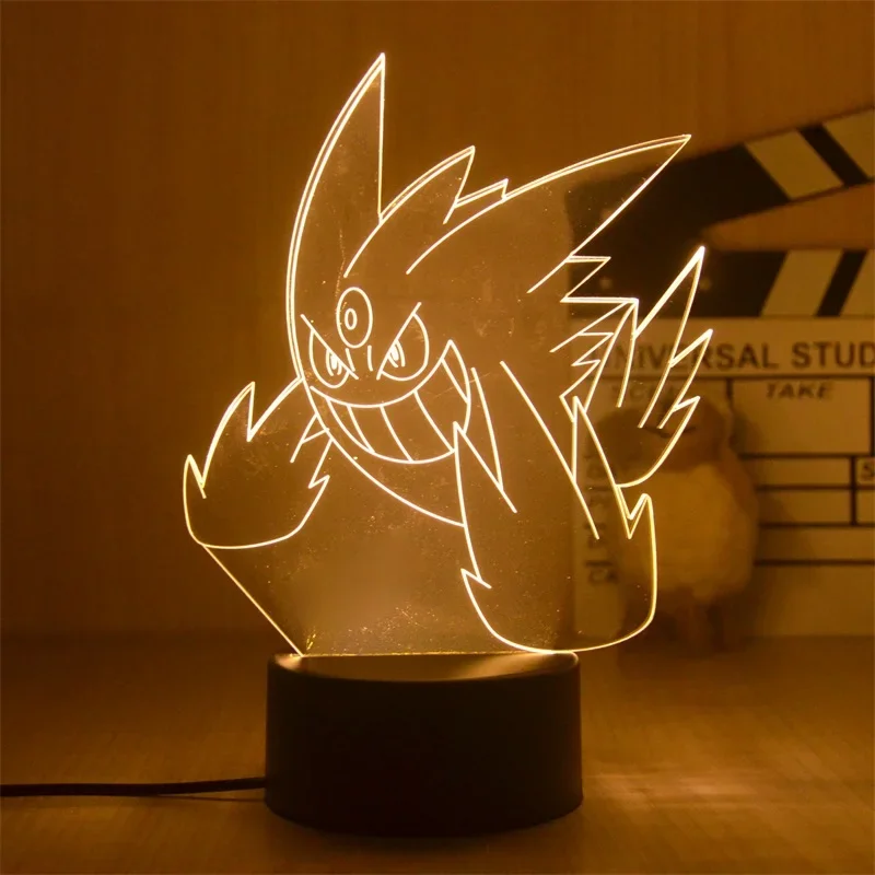 Lampes de nuit Pokemon monochromes dans de nombreux motifs