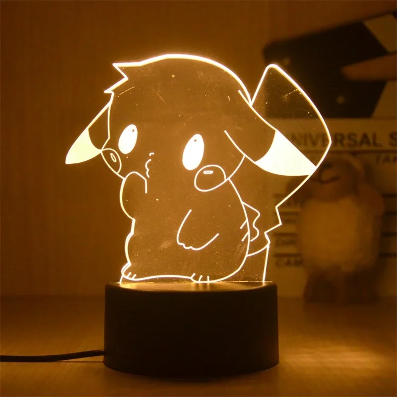 Lampes de nuit Pokemon monochromes dans de nombreux motifs