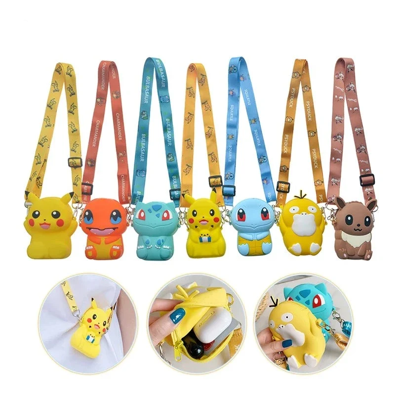 Pokemon Bag Sacs à bandoulière pour enfants Mini sac à main