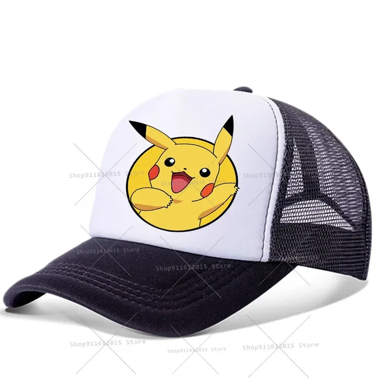 Casquettes de baseball pour enfants Pokemon, chapeaux Pikachu pour l'été