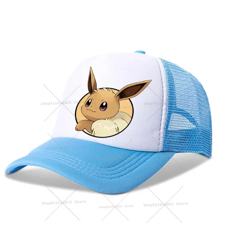 Casquettes de baseball pour enfants Pokemon, chapeaux Pikachu pour l'été