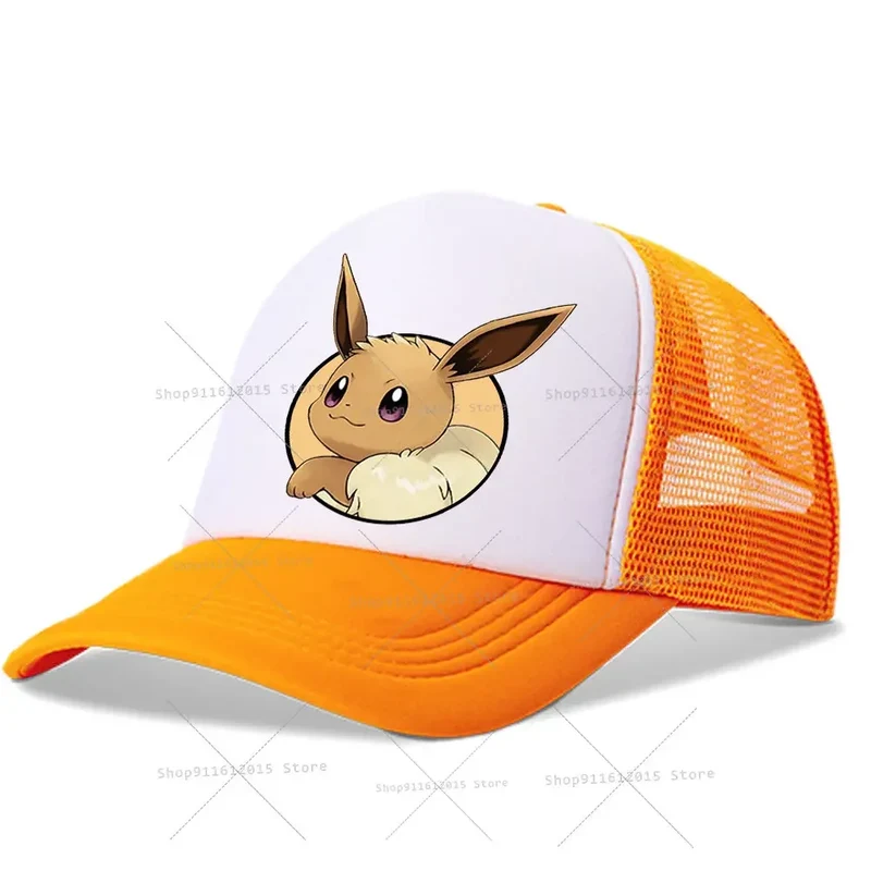 Casquettes de baseball pour enfants Pokemon, chapeaux Pikachu pour l'été