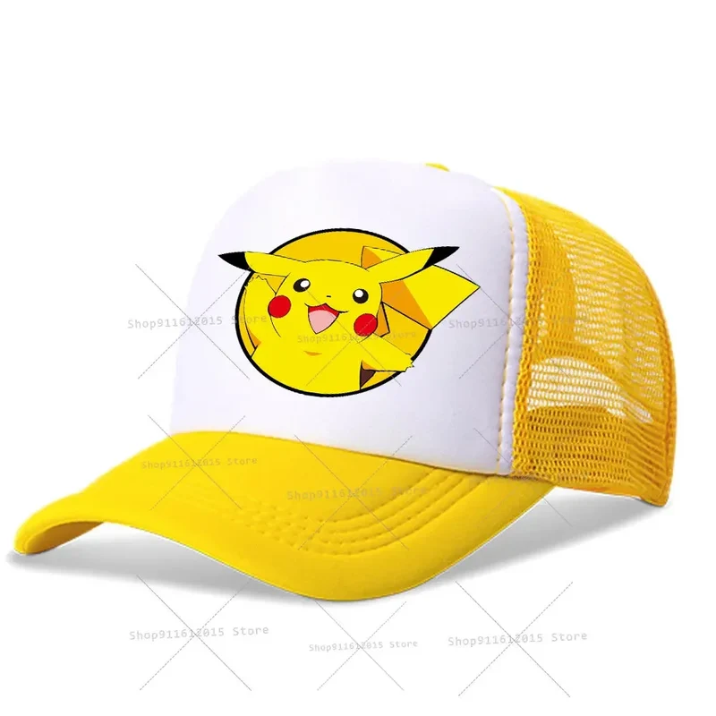 Casquettes de baseball pour enfants Pokemon, chapeaux Pikachu pour l'été