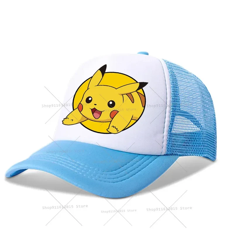Casquettes de baseball pour enfants Pokemon, chapeaux Pikachu pour l'été