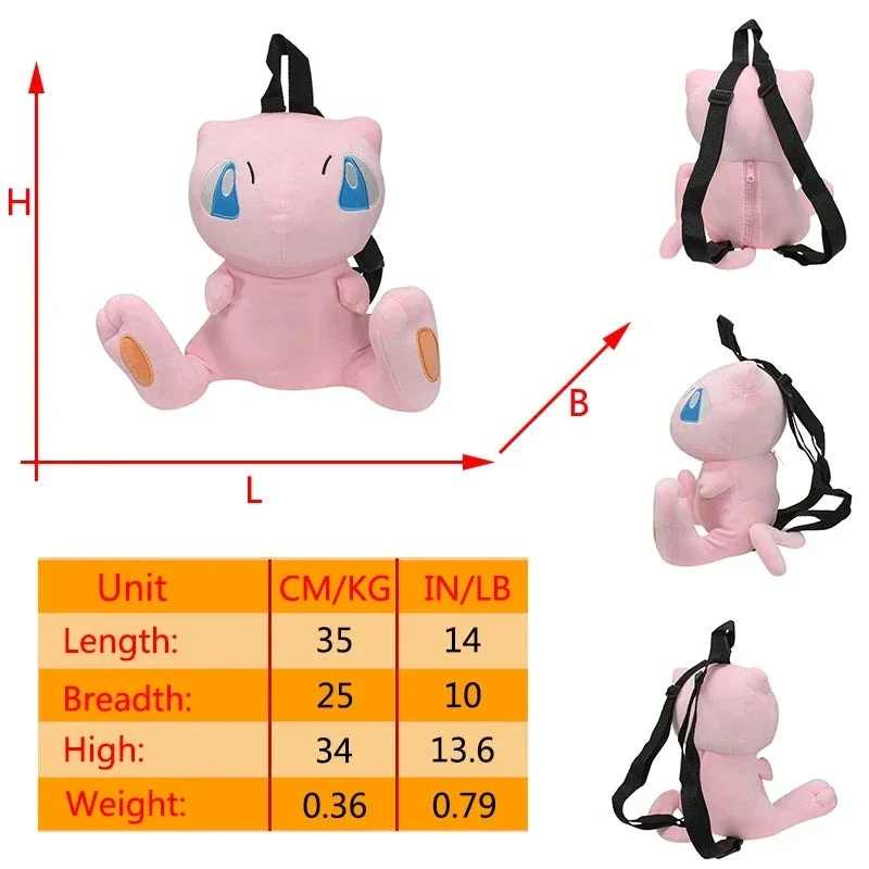 Sacs et sacs à dos en peluche aux motifs Pokémon