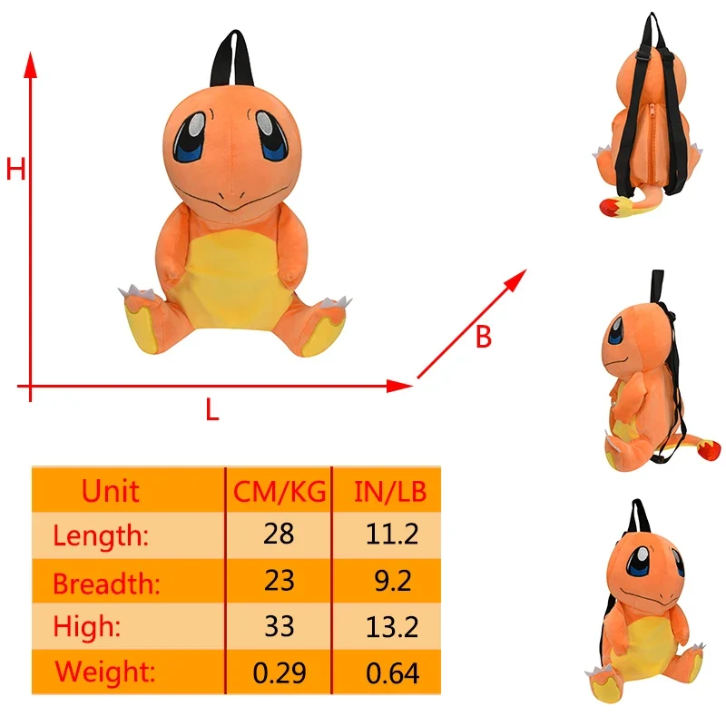 Sacs et sacs à dos en peluche aux motifs Pokémon