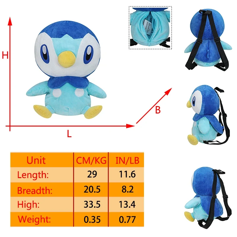 Sacs et sacs à dos en peluche aux motifs Pokémon