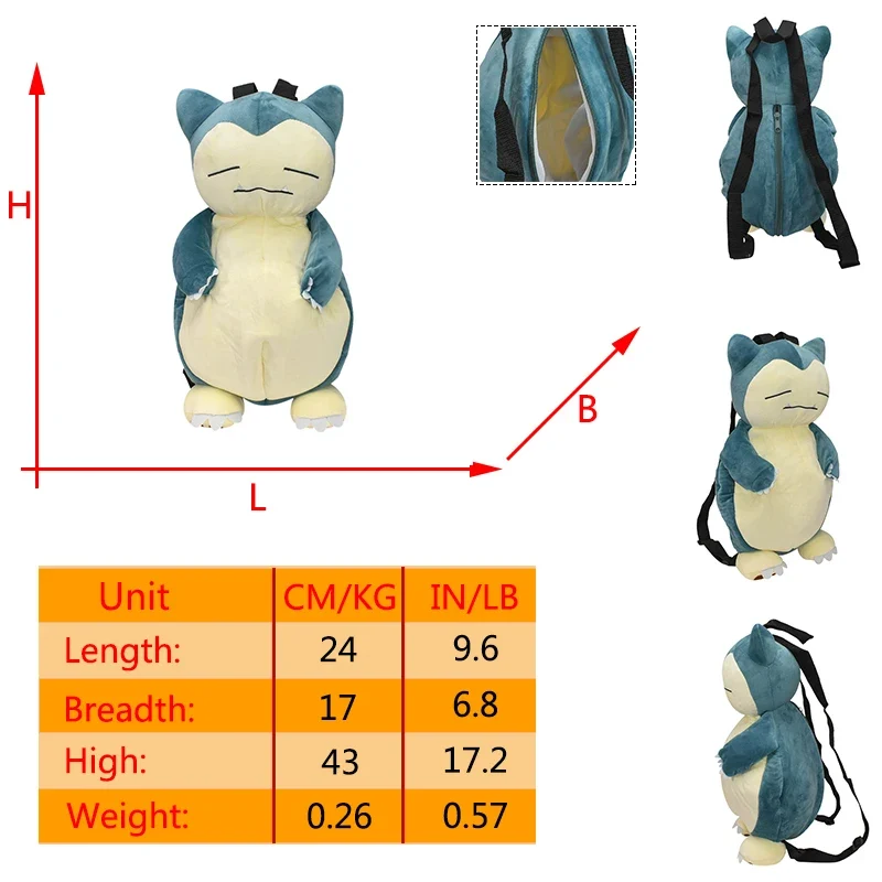 Sacs et sacs à dos en peluche aux motifs Pokémon