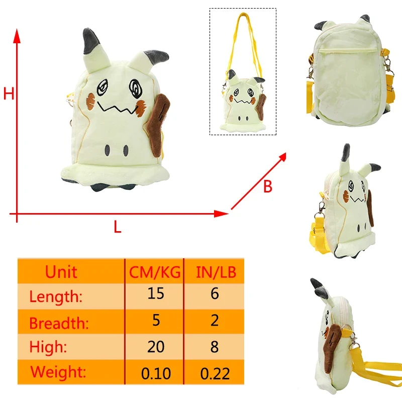 Sacs et sacs à dos en peluche aux motifs Pokémon