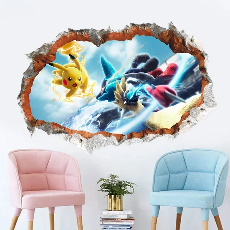 Stickers muraux Pokémon - motifs divers