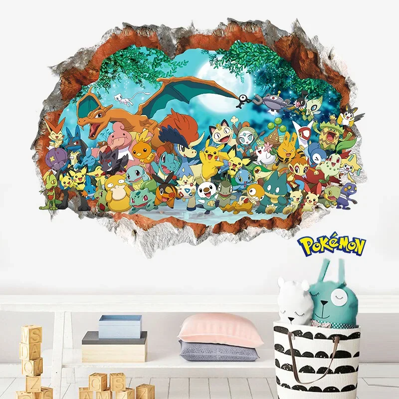 Stickers muraux Pokémon - motifs divers
