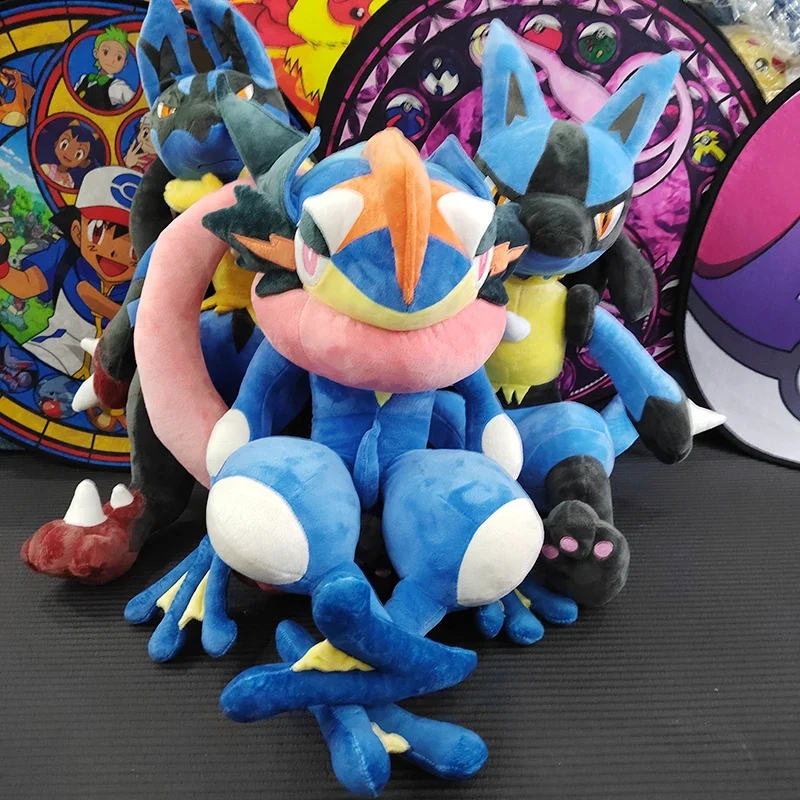 Peluches Pokémon XXL Lucario, Quajutsu, Zeraora Liberlo Glaziola et autres