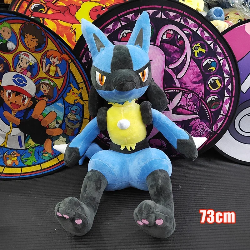 Peluches Pokémon XXL Lucario, Quajutsu, Zeraora Liberlo Glaziola et autres