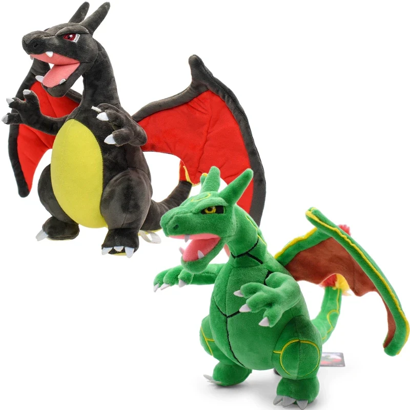 Peluche Pokémon Charizard de différentes formes, Mega Y, Mega X, irisé et bien plus encore.