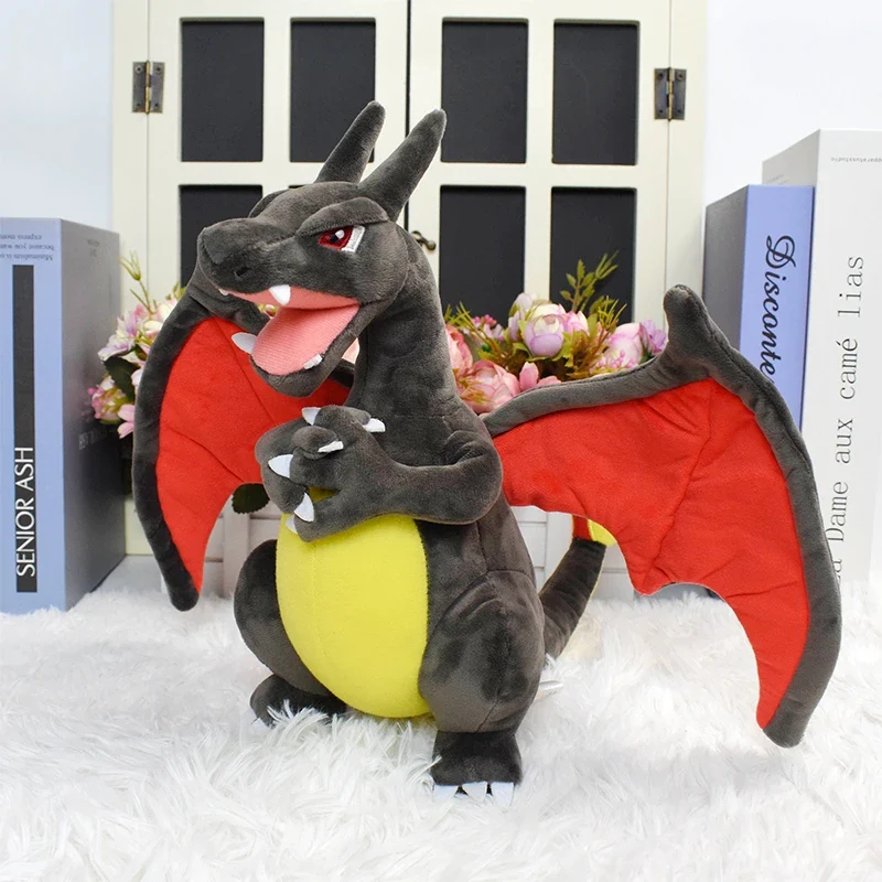 Peluche Pokémon Charizard de différentes formes, Mega Y, Mega X, irisé et bien plus encore.
